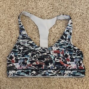 Lululemon Abstract Print Sports Bra